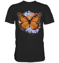 Laden Sie das Bild in den Galerie-Viewer, Bunter Schmetterling Monarchfalter T-Shirt