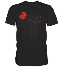 Laden Sie das Bild in den Galerie-Viewer, Marienkäfer Herz T-Shirt