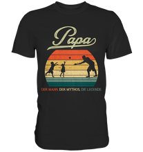 Laden Sie das Bild in den Galerie-Viewer, Papa Kinder Vater Geschenk Vatertag T-Shirt