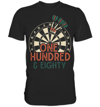 Laden Sie das Bild in den Galerie-Viewer, Darts 180 Sport Dartpfeile Turnier Einhundertachtzig Dart T-Shirt