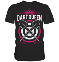 Laden Sie das Bild in den Galerie-Viewer, Dart Queen Darts Pfeil Dartscheibe Mädchen T-Shirt
