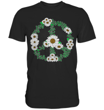 Laden Sie das Bild in den Galerie-Viewer, Peace Gänseblümchen Shirt Gärtner Motiv