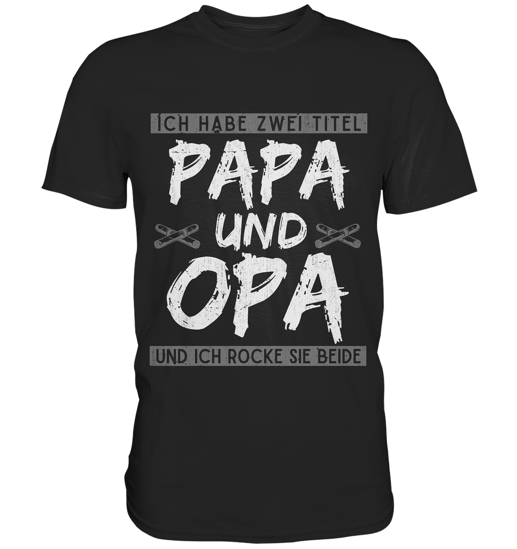 Opa rockt Herren Premium T-Shirt