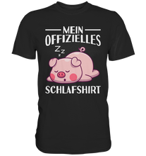 Laden Sie das Bild in den Galerie-Viewer, Offizielles Schlafshirt Nachthemd Schlafanzug Pyjama Schweinchen T-Shirt