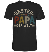 Laden Sie das Bild in den Galerie-Viewer, Bester Papa Vintage Vater Geschenk Vatertag T-Shirt
