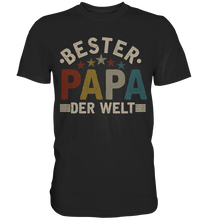 Laden Sie das Bild in den Galerie-Viewer, Bester Papa Vintage Vater Geschenk Vatertag T-Shirt