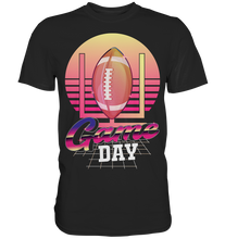 Laden Sie das Bild in den Galerie-Viewer, Retro Vaporwave Spieltag American Football T-Shirt