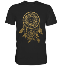 Laden Sie das Bild in den Galerie-Viewer, Traumfänger Sonnenblumen T-Shirt Garten Motiv Gärtner Geschenk