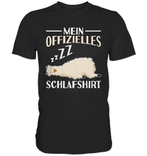 Laden Sie das Bild in den Galerie-Viewer, Offizielles Schlafshirt Nachthemd Schlafanzug Pyjama Alpaka Lama T-Shirt