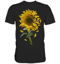 Laden Sie das Bild in den Galerie-Viewer, Schildkröten Sonnenblumen T-Shirt Garten Motiv Gärtner Geschenk
