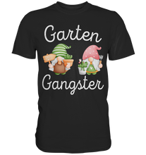 Laden Sie das Bild in den Galerie-Viewer, Kaktus Gartenzwerge Garten Gangster Gärtner T-Shirt - Premium Shirt