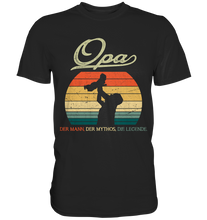 Laden Sie das Bild in den Galerie-Viewer, Opa Enkel Enkelkind Vatertag Geschenk T-Shirt