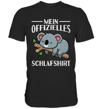 Laden Sie das Bild in den Galerie-Viewer, Offizielles Schlafshirt Nachthemd Schlafanzug Pyjama Koala T-Shirt