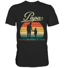 Laden Sie das Bild in den Galerie-Viewer, Papa Tochter Vater Geschenk Vatertag T-Shirt