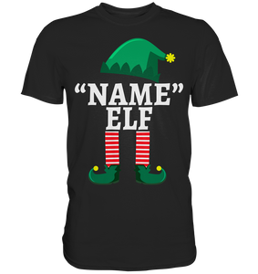 Elf Personalisiertes Weihnachtsoutfit Familie Weihnachten Weihnachtself T-Shirt