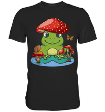 Laden Sie das Bild in den Galerie-Viewer, Frosch Schnecke Schmetterling T-Shirt