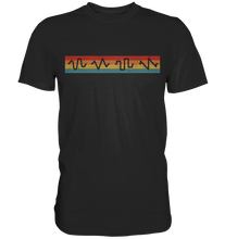 Laden Sie das Bild in den Galerie-Viewer, Synthesizer Audio Wellenform Synth Rave Analog T-Shirt