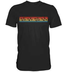 Synthesizer Audio Wellenform Synth Rave Analog T-Shirt