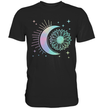 Laden Sie das Bild in den Galerie-Viewer, Pastel Goth Mond Sonnenblumen T-Shirt Gärtner Geschenk