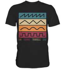 Laden Sie das Bild in den Galerie-Viewer, Modularer Synthesizer Synth Vintage Analog Wellen T-Shirt