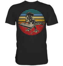 Laden Sie das Bild in den Galerie-Viewer, Retro Japan Synthesizer Analoger Musik Trex T-Shirt