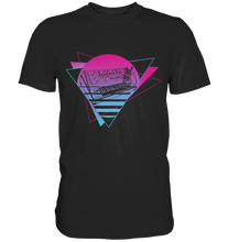 Laden Sie das Bild in den Galerie-Viewer, Modularer Synthesizer Analog Vaporwave Techno Cat T-Shirt