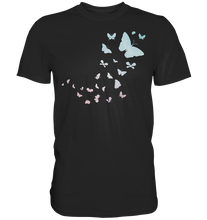 Laden Sie das Bild in den Galerie-Viewer, Frauen Pastel Bunte Schmetterlinge T-Shirt