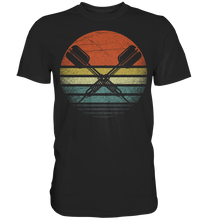 Laden Sie das Bild in den Galerie-Viewer, Vintage Dartpfeil Sunset Darts T-Shirt