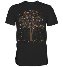 Laden Sie das Bild in den Galerie-Viewer, Frauen Schmetterling Baum T-Shirt