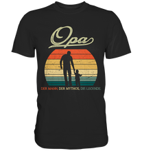 Laden Sie das Bild in den Galerie-Viewer, Opa Enkel Großvater Enkelkind Geschenk Vatertag T-Shirt