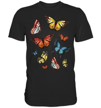 Laden Sie das Bild in den Galerie-Viewer, Frauen Bunte Schmetterlinge T-Shirt