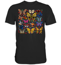 Laden Sie das Bild in den Galerie-Viewer, Bunte Schmetterlinge T-Shirt
