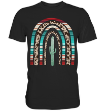 Laden Sie das Bild in den Galerie-Viewer, Texas Kaktus Regenbogen T-Shirt