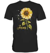 Laden Sie das Bild in den Galerie-Viewer, Jesus Sonnenblumen T-Shirt Christlicher Gärtner Geschenk Garten