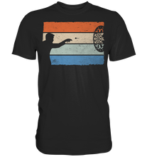 Laden Sie das Bild in den Galerie-Viewer, Vintage Dartpfeil Dartscheibe Dart T-Shirt