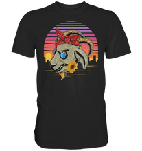 Laden Sie das Bild in den Galerie-Viewer, Ziege Sonnenblumen T-Shirt Gärtner Geschenk Garten