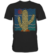 Laden Sie das Bild in den Galerie-Viewer, Retro Leopard Kaktus T-Shirt