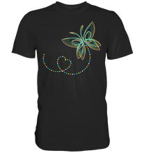 Laden Sie das Bild in den Galerie-Viewer, Frauen Bunter Schmetterling T-Shirt