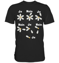 Laden Sie das Bild in den Galerie-Viewer, Gänseblümchen Shirt Ja Nein Spiel Garten Motiv Gärtner