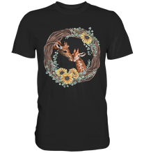 Laden Sie das Bild in den Galerie-Viewer, Giraffe Sonnenblumen T-Shirt Mama Tochter Geschenk