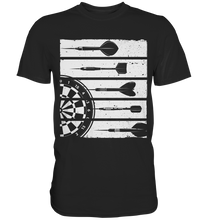 Laden Sie das Bild in den Galerie-Viewer, Retro Dartscheibe Dart Team Darts Pfeile T-Shirt