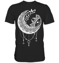 Laden Sie das Bild in den Galerie-Viewer, Mond Sonne Frauen Schmetterling T-Shirt