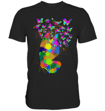 Laden Sie das Bild in den Galerie-Viewer, Bunte Schmetterlinge Splash T-Shirt