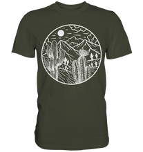 Laden Sie das Bild in den Galerie-Viewer, Kaktus Landschaft Sukkulenten Wüste T-Shirt