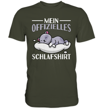 Laden Sie das Bild in den Galerie-Viewer, Offizielles Schlafshirt Nachthemd Schlafanzug Pyjama Schlafen Katze T-Shirt