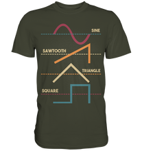 Laden Sie das Bild in den Galerie-Viewer, Modularer Synthesizer Analog Wellenform T-Shirt