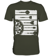Laden Sie das Bild in den Galerie-Viewer, Retro Dartscheibe Dart Team Darts Pfeile T-Shirt
