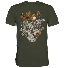 Laden Sie das Bild in den Galerie-Viewer, Natur Schmetterling Totenkopf Insekten T-Shirt