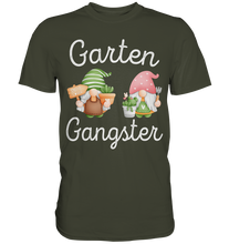 Laden Sie das Bild in den Galerie-Viewer, Kaktus Gartenzwerge Garten Gangster Gärtner T-Shirt - Premium Shirt