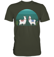 Laden Sie das Bild in den Galerie-Viewer, Lama Kaktus Shirt Sukkulenten Lamas